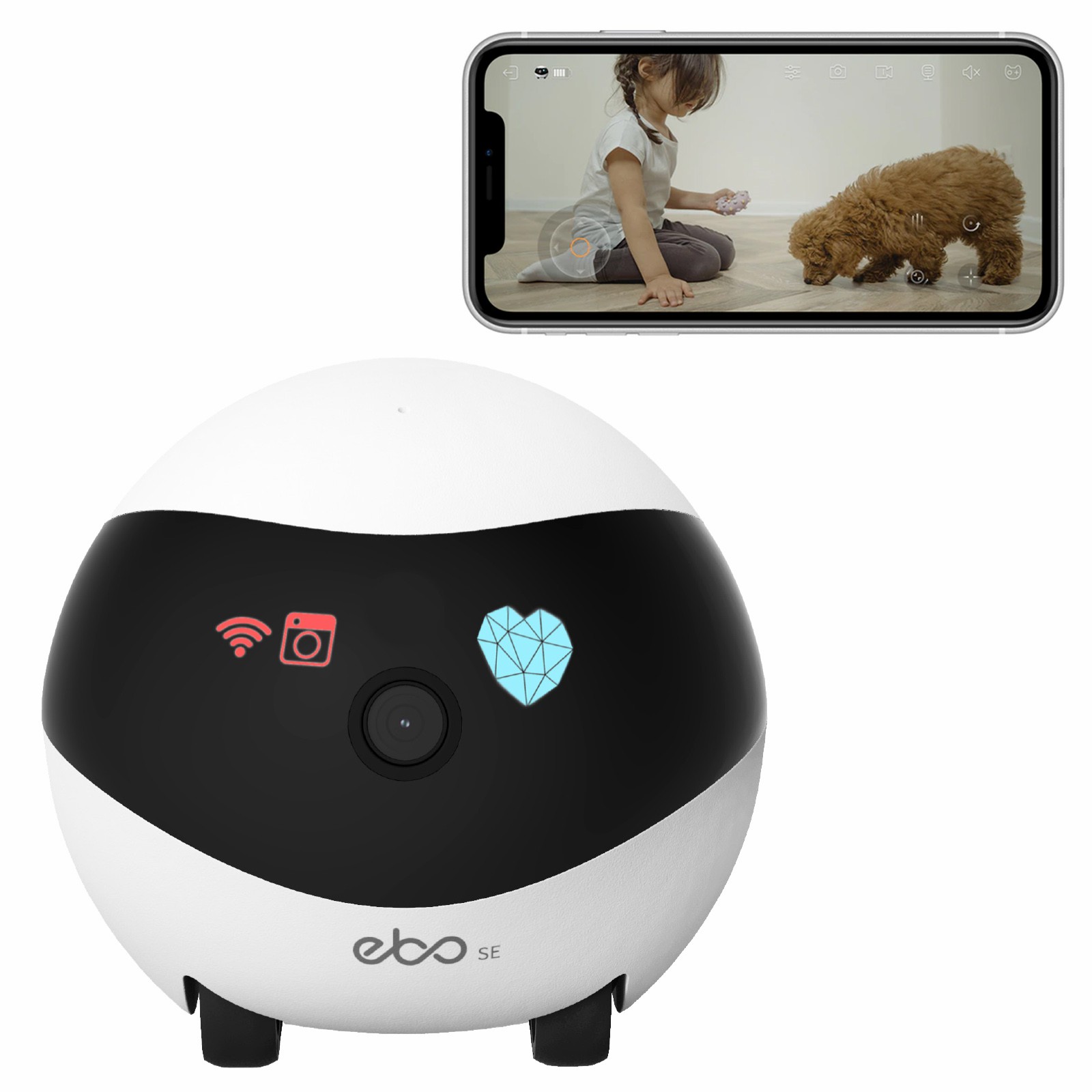 EBO SE умный домашний робот-ко – обзор и цена Home Security Robots