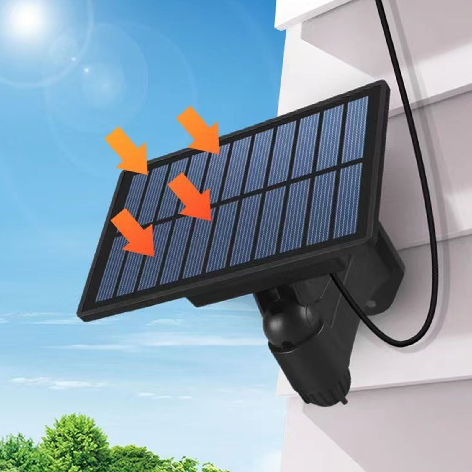 Солнечные уличные светильники  – обзор и цена Home Security Flood Lights